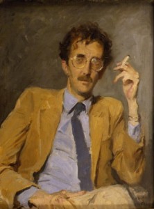 "Портрет инженера" (Жерар Бёф) 1983 г. Х.М. 69Х52. Государственная Третьяковская галерея.
